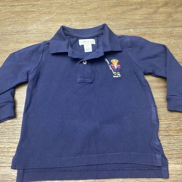 Baby’s Polo Ralph Lauren Long Sleeve Shirt  - Size 12M - Picture 1 of 4